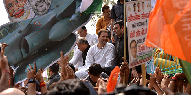 Rahul leads protest outside CBI HQ, courts arrest