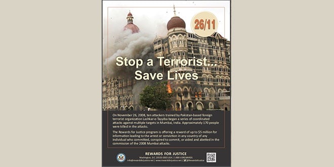 26/11 Mumbai attack anniversary: US announces $5 mn bounty
