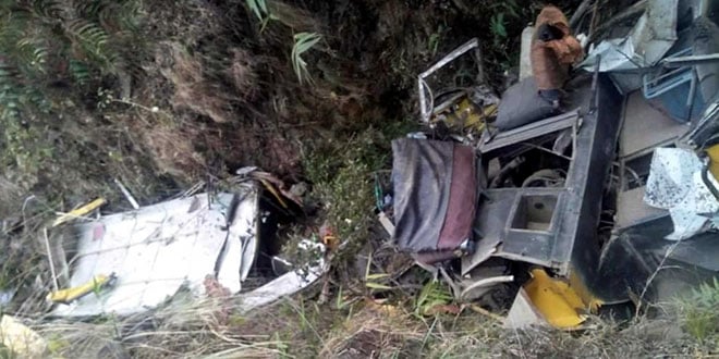 Six students, bus driver killed in Himachal accident